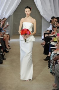 ชุดแต่งงาน CAROLINA HERRERA 2013