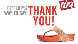 FitFlop way to say Thank You Sale