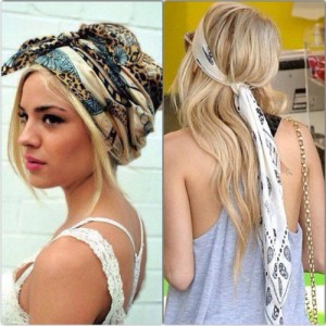 Hairstyle With Bandana