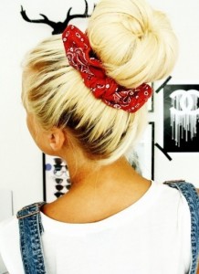 Hairstyle With Bandana