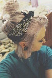 Hairstyle With Bandana