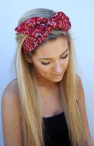 Hairstyle With Bandana