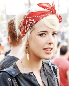 Hairstyle With Bandana