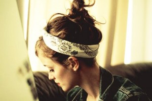 Hairstyle With Bandana